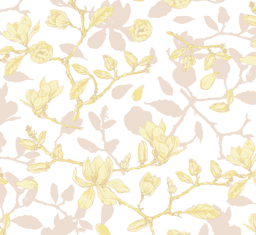 Magnolia Tree Surface Pattern Design — by Karolful Designs